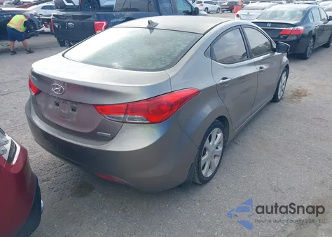 2013 Hyundai Elantra Limited from USA, damaged, VIN 5NPDH4AE5DH220237